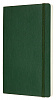 Записная книжка, пунктир Moleskine "Classic Soft" Large 13х21 см 192 стр., обложка мягкая зеленая 2