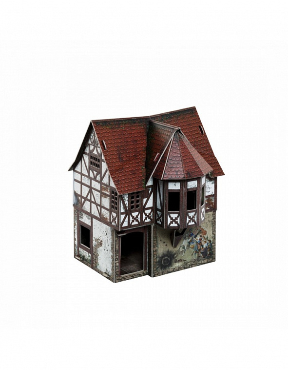 Сборная модель из картона "Заброшенный дом"