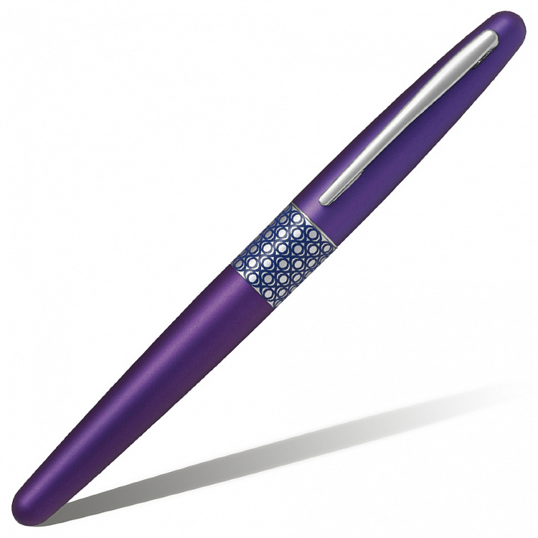 Ручка перьевая Pilot M 0,58 мм, синие чернила, корпус фиолетовый