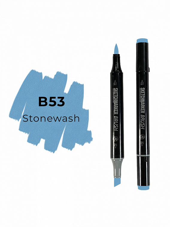 Маркер двухсторонний на спиртовой основе Sketchmarker Brush Цвет Пемза 606x758