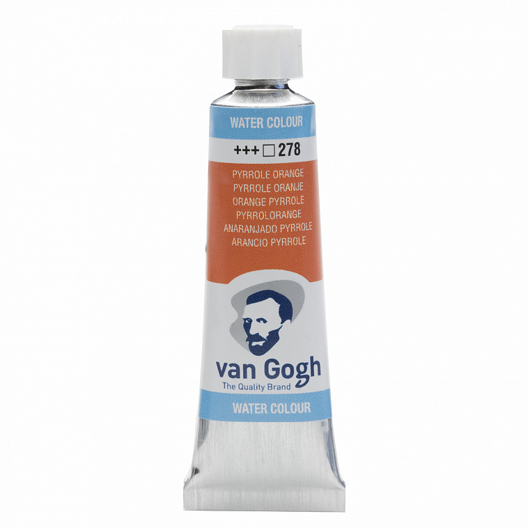 Акварель Talens "Van Gogh" 10 мл Оранжевый пирольный / PO73 606x758