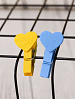 Прищепки "Hearts", mix color 3