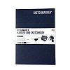 Скетчбук для маркеров Sketchmarker "MARKER LINE" 17,6х25 см 16 л 160 г мягкая обложка, синий 1