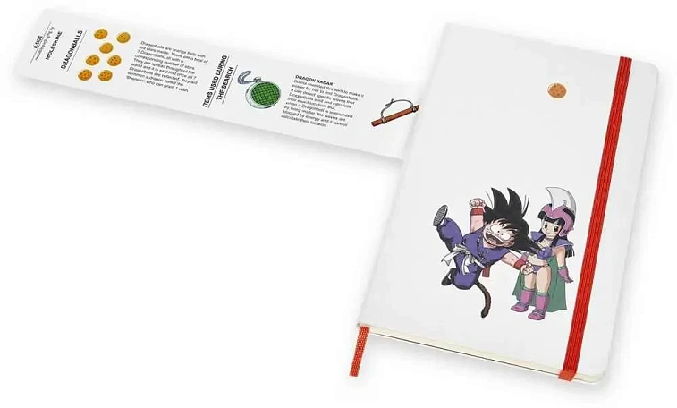 Блокнот в линейку Moleskine "LE DRAGONBALL" Large 130x210 мм 192 стр, твердая обложка Chi-Chi 606x758