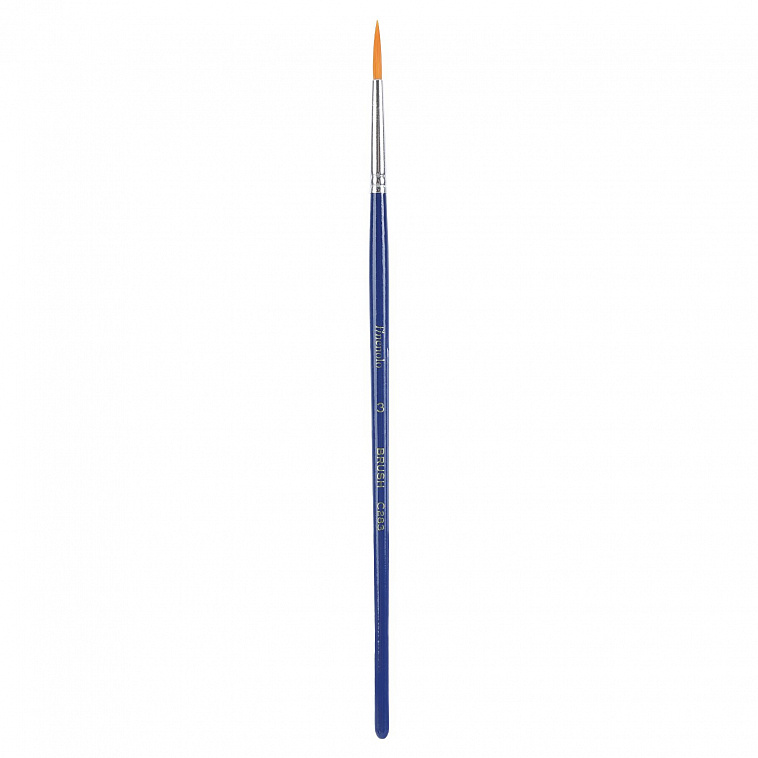 Кисть синтетика мягкая №3 круглая Finenolo 606x758