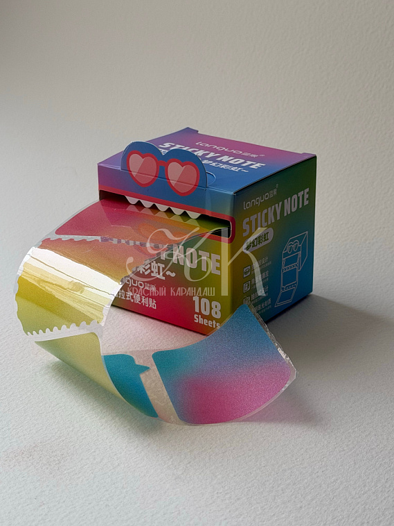 Блок стикеров для заметок  Languo, 7х5 см, 108 листов, ассорти 606x758