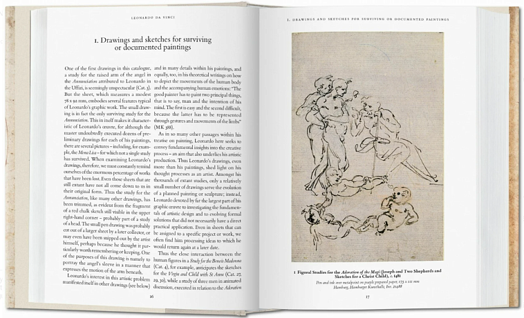 Книга "Leonardo da Vinci. The Graphic Work" 606x758