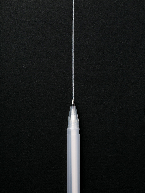 Набор ручек гелевых "Сонет", 2 шт, 0,6 мм (белая, черная) 606x758