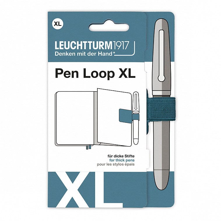 Петля самоклеящаяся Pen Loop XL для ручек Leuchtturm цвет Голубой камень