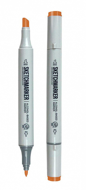 Маркер двухсторонний на спиртовой основе Sketchmarker Цвет Коричневая глина 606x758