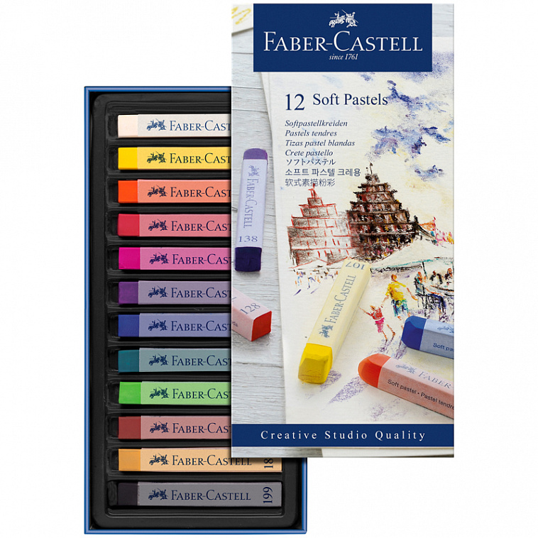 Набор сухой пастели Faber-castell "Creative Studio" 12 цв