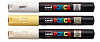 Набор маркеров POSCA PC-1M, 3 шт, белый/слоновая кость/соломенно-желтый, в блистере 1