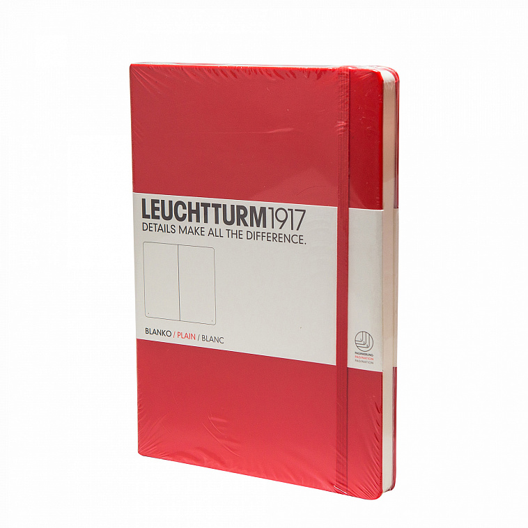 Книга для записей нелинованный Leuchtturm1917 "MEDIUM" А5 249 л красный