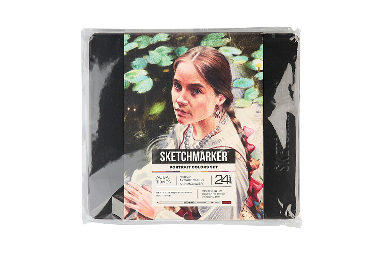 Набор карандашей акварельные Sketchmarker Портрет 24 цвета 606x758