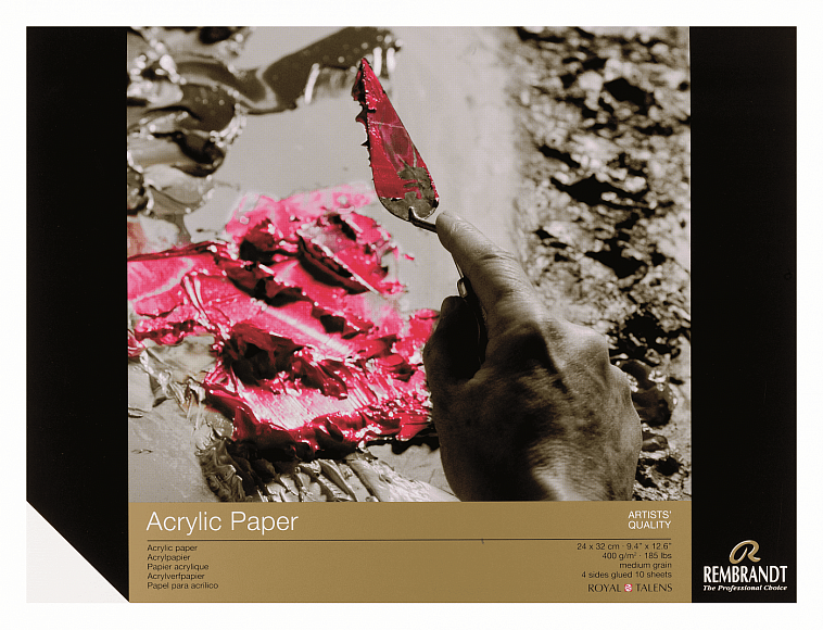 Альбом-склейка для акрила Talens "Rembrandt" 24х32 см 10 л 400 г