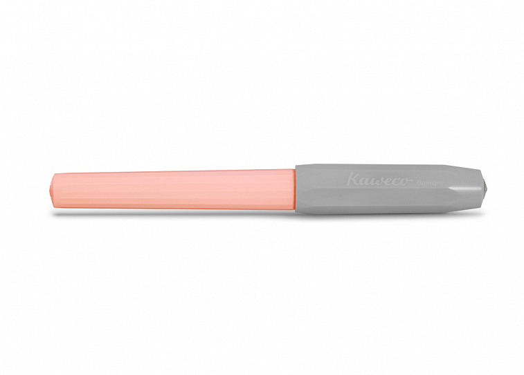 Ручка-роллер KAWECO PERKEO Cotton Candy 0.7 мм розовый корпус с серыми вставками