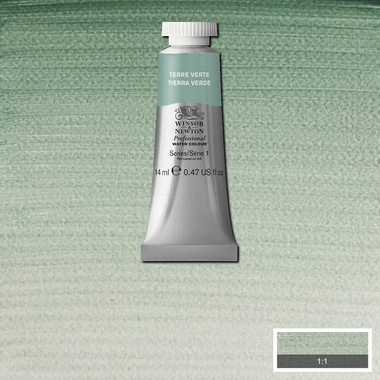Акварель Winsor&Newton "Professional" в тюбике 14 мл Глауконит 606x758