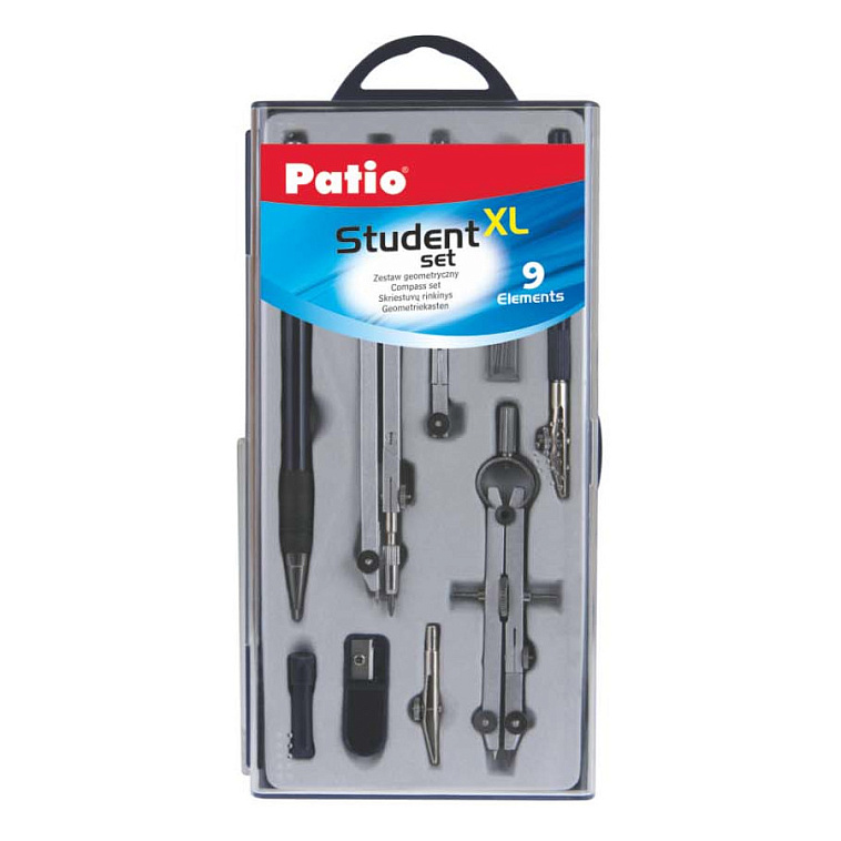 Готовальная Patio XL 9 предметов 606x758
