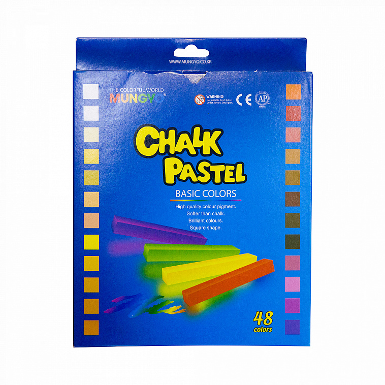 Набор сухой пастели Mungyo "Chalk Pastel" 48 цв, в картонной коробке