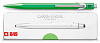Ручка шариковая Caran d'Ache "Office 849 Pop Line - Green", М 3