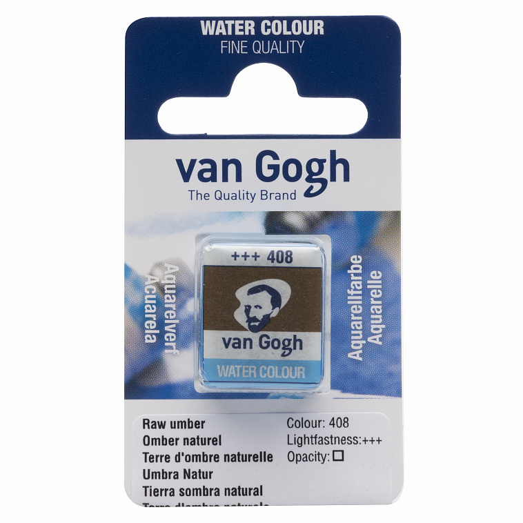Акварель Talens "Van Gogh" в кювете Умбра натуральная №408 606x758