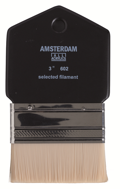 Кисть синтетика №3 плоская Talens "Amsterdam" 602 606x758