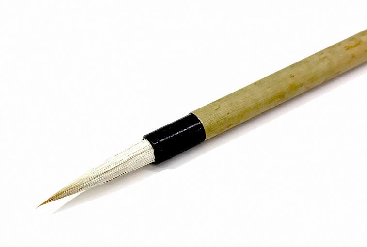 Кисть для каллиграфии WB-121, волос смешанный, ручка бамбуковая