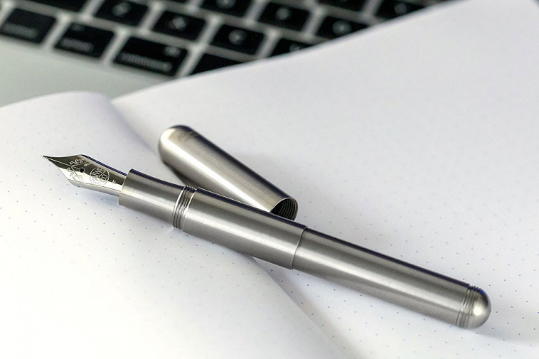 Ручка перьевая KAWECO SUPRA EF серебрянный