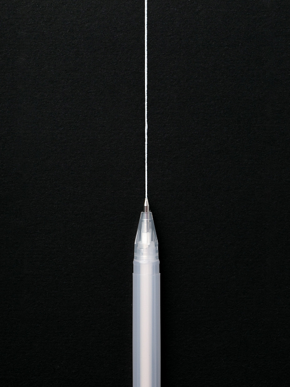 Набор ручек гелевых "Сонет", 3 шт ,0,6 мм, 0,8 мм и 1мм , белые 606x758