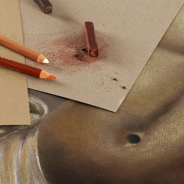 Альбом-склейка для пастели Canson "Mi-Teintes" 24х32 см 20 л 160 г, GREY