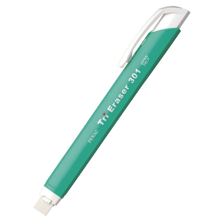 Ластик Penac "TRI ERASER" зеленый 606x758