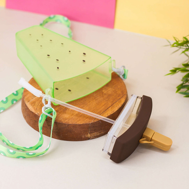 Бутылка "Slice kiwi", green, 320 мл 606x758