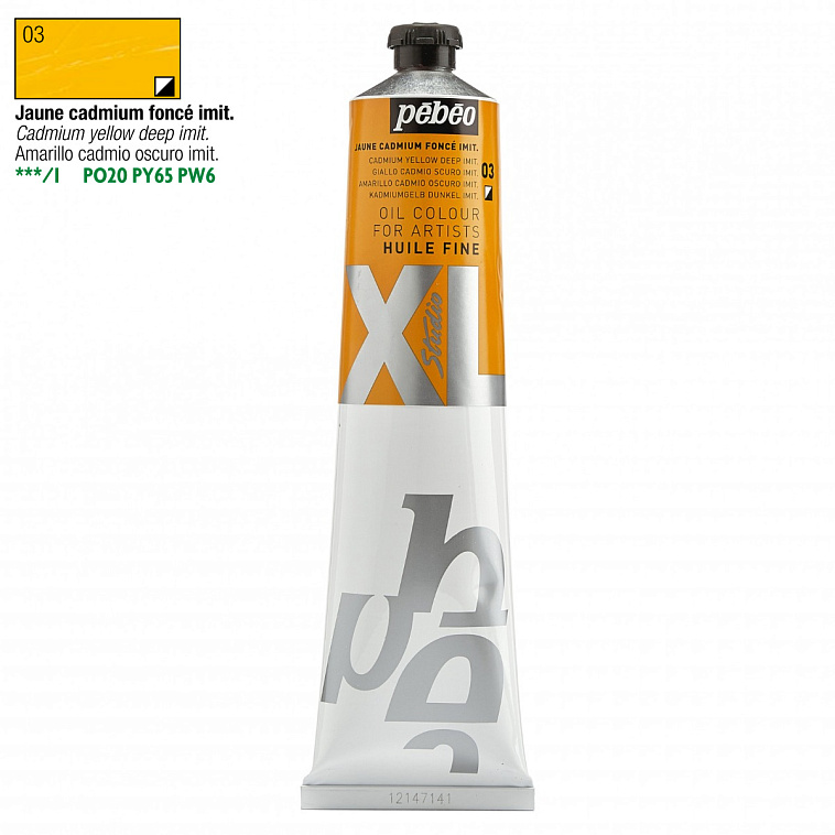 Масло PEBEO "Studio XL" 200 мл глубокий желтый 606x758