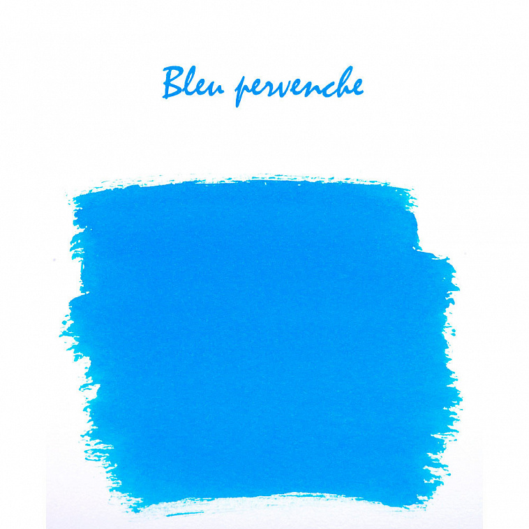 Набор картриджей для перьевой ручки Herbin,  Bleu pervenche Голубой, 6 шт 606x758