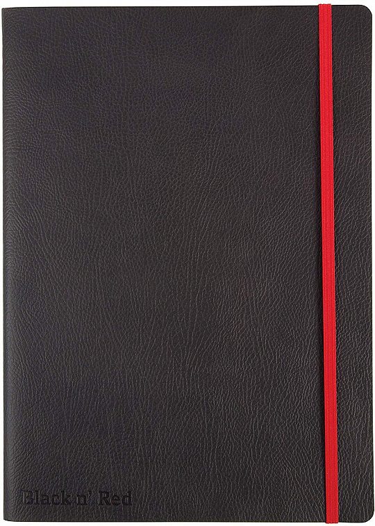 Блокнот в линейку OXFORD Black ’n’ Red B5 72 л мягкая обложка