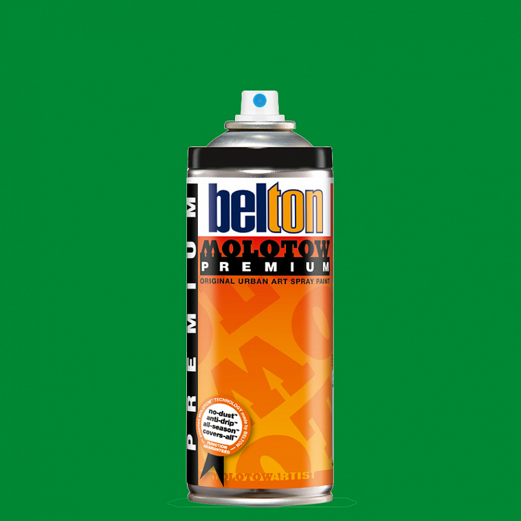 Аэрозольная краска Molotow Premium "belton" 400 мл #159 juice green 606x758
