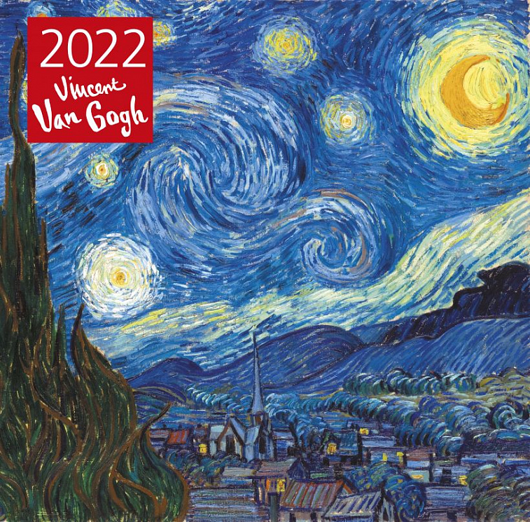 Календарь настенный на 2022 г. "Ван Гог. Звездная ночь" 30х30 см