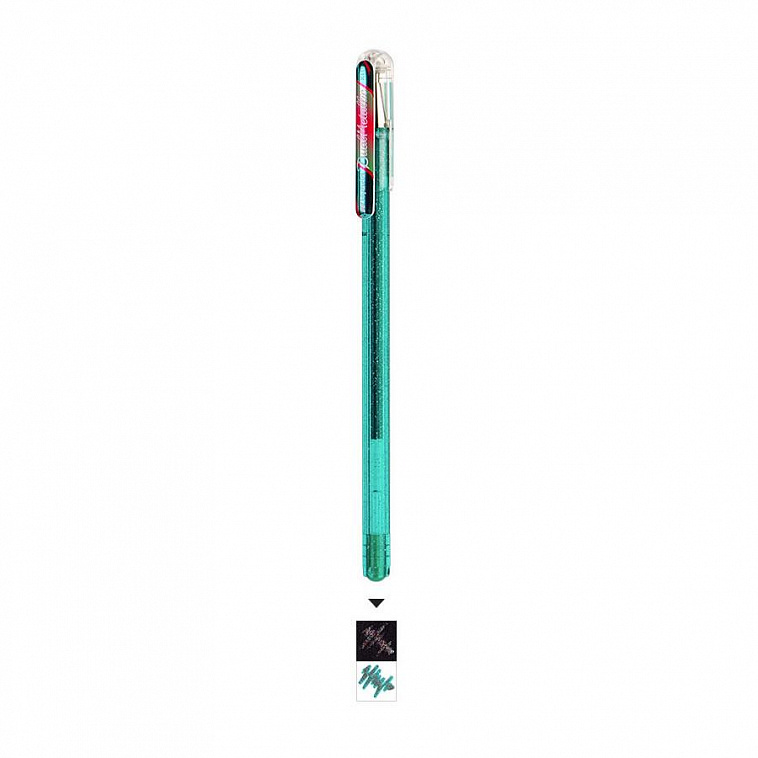 Ручка гелевая с черн "хамелеон" Hybrid Dual Metallic 1,0 мм, разные цвета