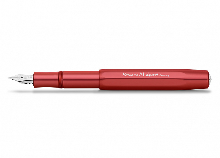 Ручка перьевая Kaweco AL Sport, корпус красный