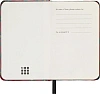 Блокнот нелинованный Moleskine "Le Prescious & Ethical silk" XS 65х105 мм 160 стр, подар.кор. бордов 5