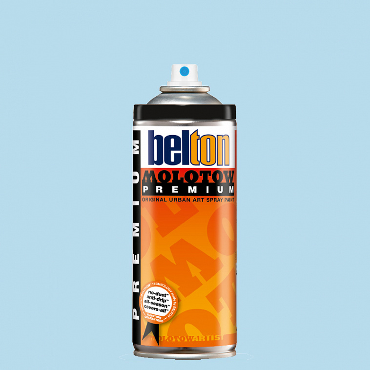 Аэрозольная краска Molotow Premium "belton" 400 мл #090 azure blue 606x758