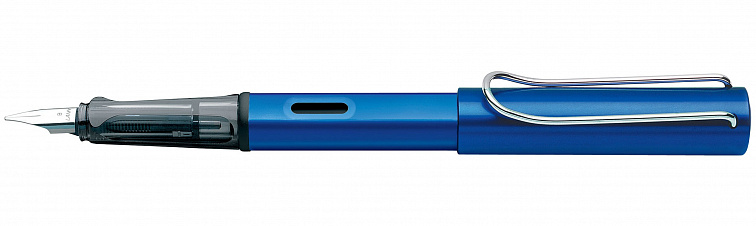 Ручка перьевая LAMY 028 al-star, EF Синий 606x758
