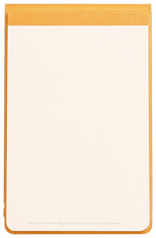 Блокнот Rhodia "Webnotebook" А5 96 л с микроперфорацией 90 г, оранжевый, листы: слоновая кость