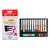 Набор пастели масляная COLOKIT "Flexoffice"+ держатель для мелка + точилка, 12 цветов, картонный фут 1