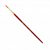 Кисть синтетика №6 круглая Pinax "Oro Rosso 751" короткая ручка