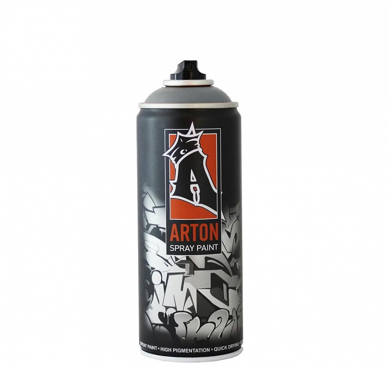 Краска для граффити Arton 400 мл в аэрозоли, Classic Grey 606x758