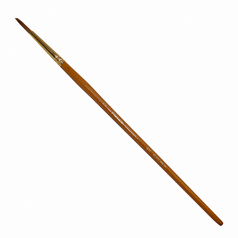 Кисть колонок №3 круглая Pinax "Creative 431" короткая ручка 606x758