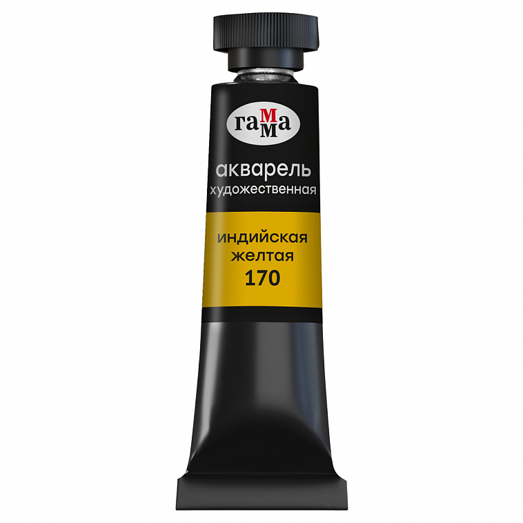 Акварель Гамма "Старый мастер" туба 9 мл, индийская желтая 606x758