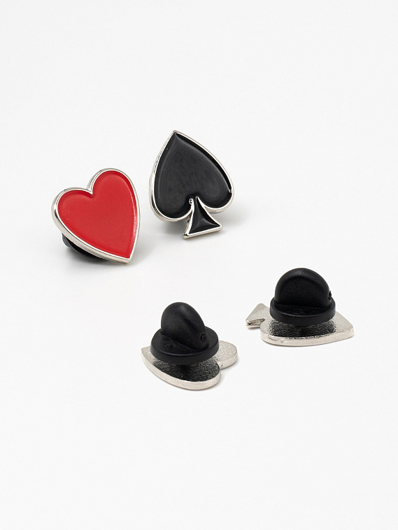 Парные значки эмал. "Масти" 606x758