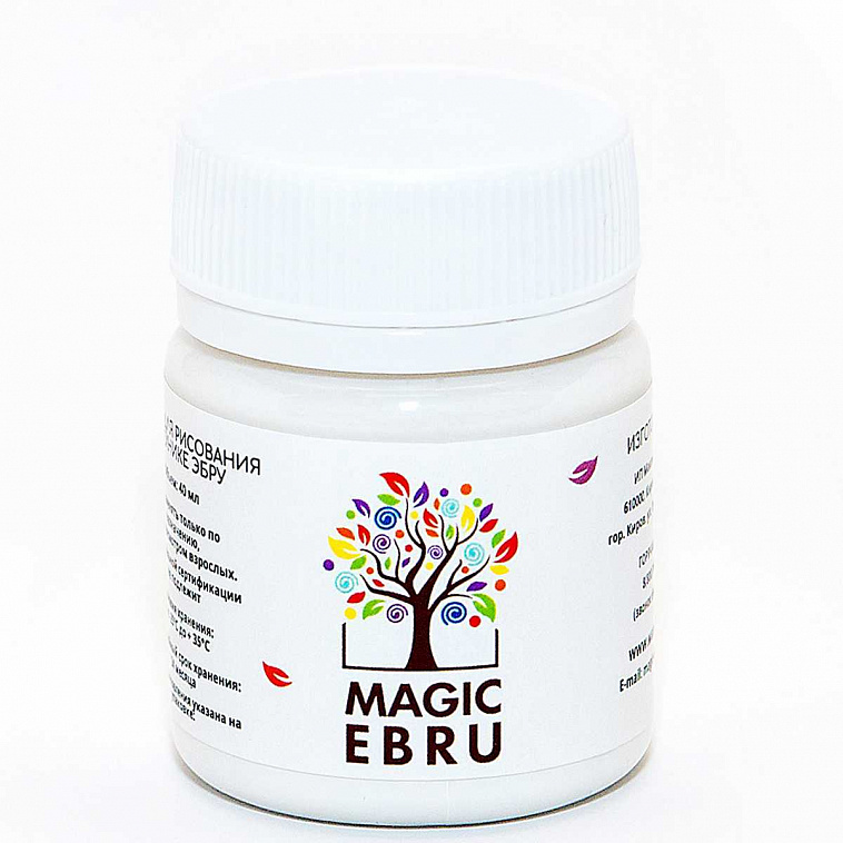 Краска Magic EBRU 40 мл, белая